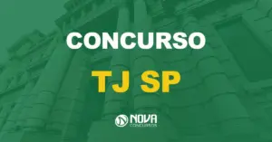 fachada do tribunal de justiça de são paulo com texto sobre a imagem escrito concurso tj sp