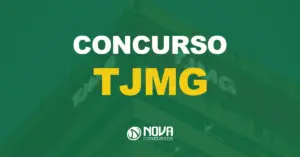 lista lateral do prédio do tribunal de justiça do estado de minas gerais com texto sobre a imagem escrito concurso TJMG