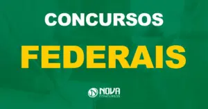 Concurseiro estudando para provas de seu concurso / Texto sobre a imagem concursos federais