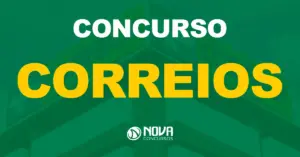 Fachada de uma das agências dos Correios pelo Brasil / Texto sobre a imagem concurso Correios