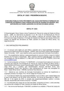 ultimo edital tjmg pdf