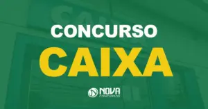 Fachada de uma das agências da Caixa Economica Federal no país / Texto sobre a imagem concurso Caixa