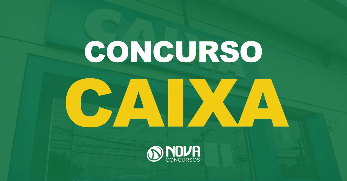 Fachada de uma das agências da Caixa Economica Federal no país / Texto sobre a imagem concurso Caixa