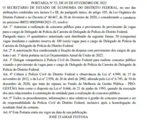 autorizacao pcdf delegado