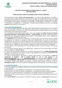 ceasa es edital 2024 pdf