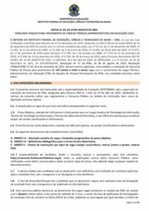 concurso ifba professor 2022 pdf