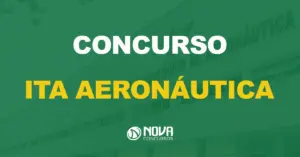 fachada do instituto tecnológico de aeronáutica com texto sobre a imagem escrito concurso ITA aeronáutica