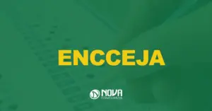 encceja sobre uma imagem verde ao fundo um gabarito