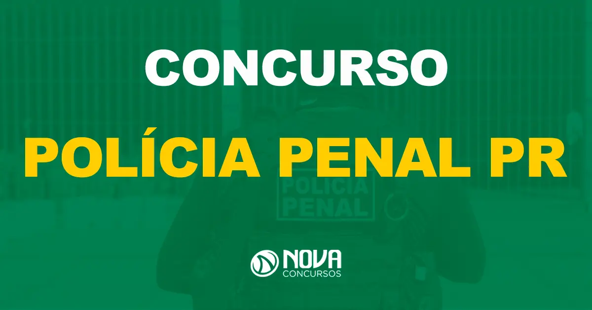 Policial penal durante turno de serviço em uma penitenciária / Texto sobre a imagem concurso Polícia Penal PR