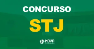 Letreiro do prédio da sede do Superior Tribunal Federal / Texto sobre a imagem concurso STJ