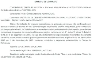 Extrato de contrato