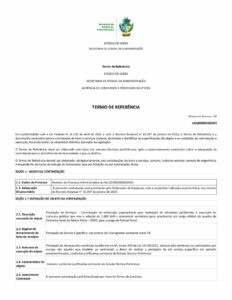 Termo de referencia Policia Penal GO pdf