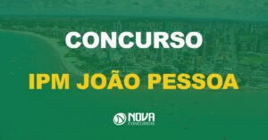 visão aérea da cidade de joão pessoa, no estado da paraíba com texto sobre a imagem escrito concurso IPM joão pessoa