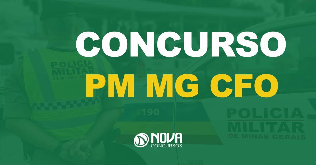 Concurso PMMG Oficial está com inscrições abertas para 180 vagas e iniciais de R$ 7 mil.