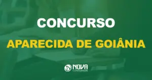 pessoas em carteiras fazendo prova com texto sobre a imagem escrito concurso prefeitura aparecida de goiânia