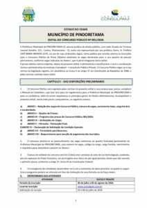 edital 01.2024 prefeitura de pindoretama pdf