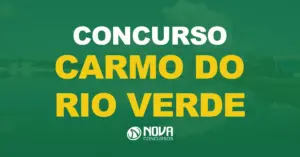 Vista de um lago em Carmo do Rio Verde, Goiás. Texto sobre a imagem Concurso Prefeitura de Carmo do Rio Verde.