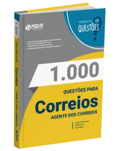 livro 1000 questoes correios agente