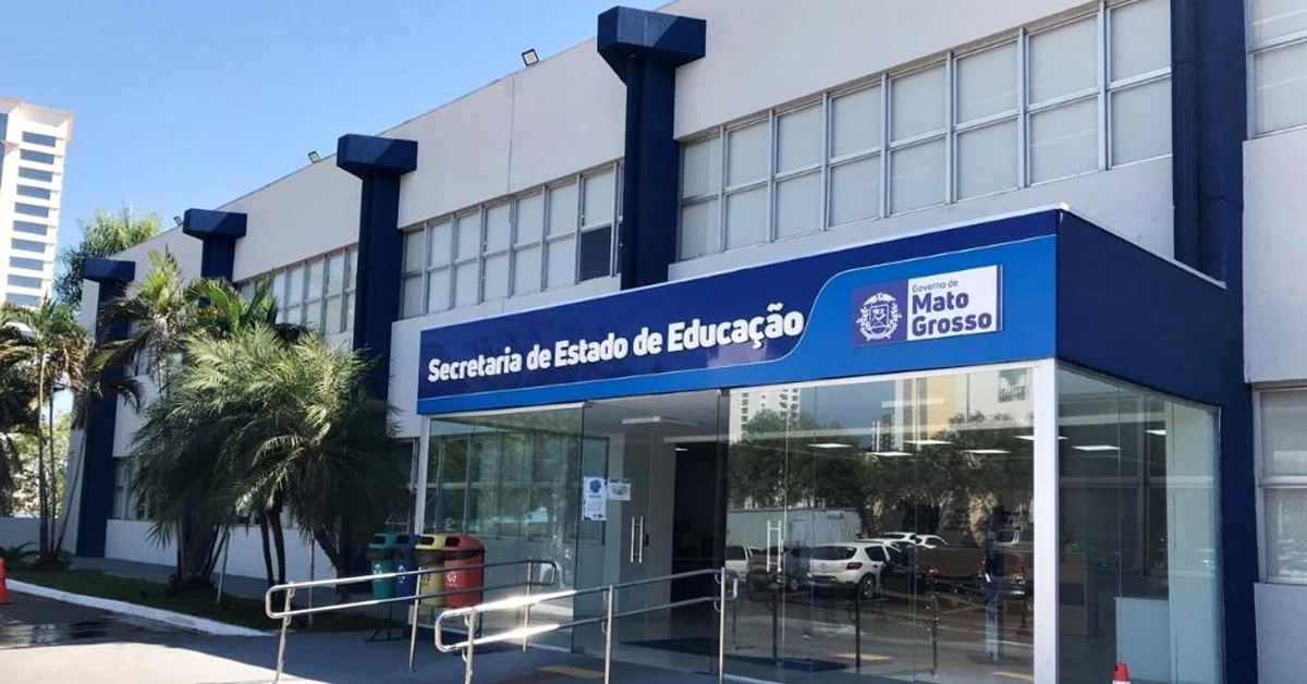 fachada da secretaria de estado de educação do mato grosso