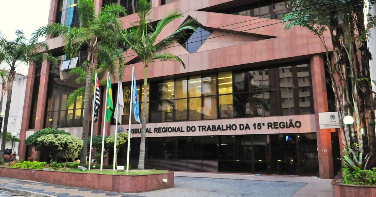 Fachada do prédio-sede em Campinas do Tribunal Regional do Trabalho da 15ª Região / Concurso TRT 15