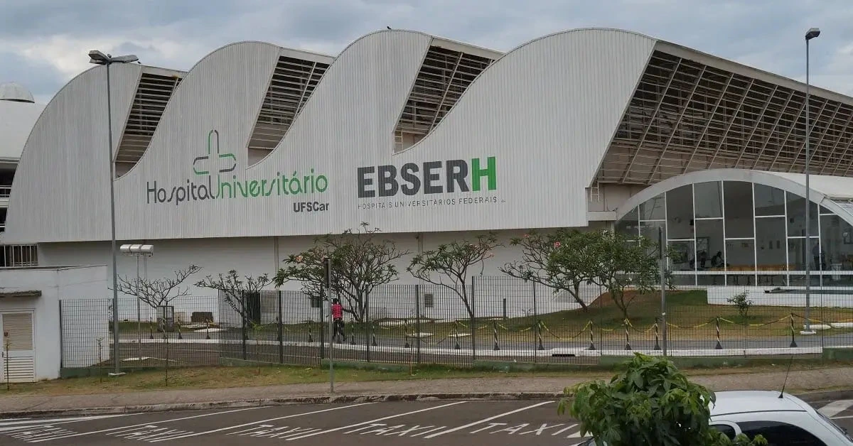 Fachada do prédio da Empresa Brasileira de Serviços Hospitalares / Concurso Ebserh