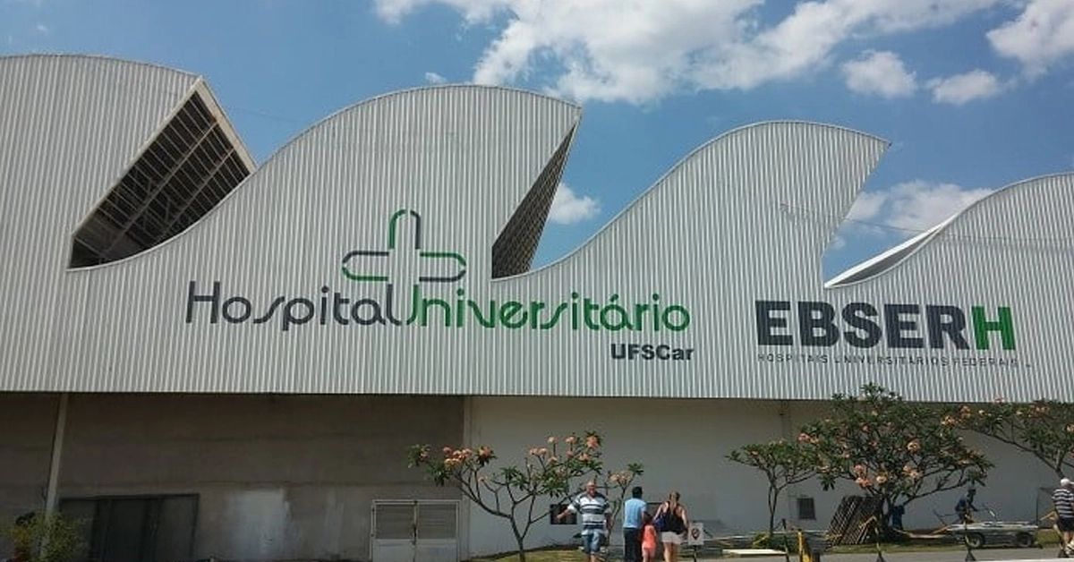 Fachada do prédio da Empresa Brasileira de Serviços Hospitalares / Concurso Ebserh