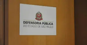 Placa da Defensoria Púbica do Estado de São Paulo - Concurso DPE SP