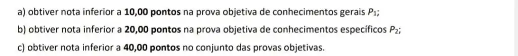 Critérios de aprovação na prova objetiva do concurso TRF 6