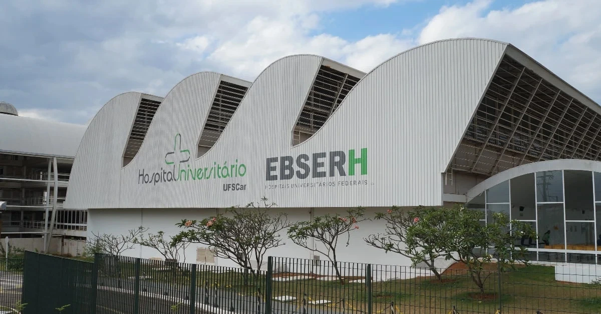 Fachada do prédio da Empresa Brasileira de Serviços Hospitalares / Concurso Ebserh