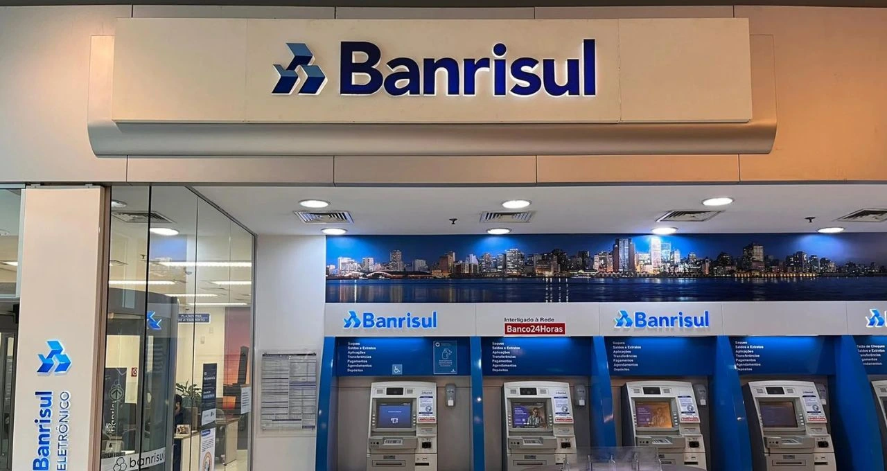 Banco a onde os aprovados no concurso Banrisul irão trabalhar.