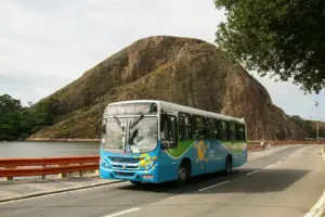 Ônibus do sistema de transporte público da Companhia de Transportes Urbanos da Grande Vitória (Ceturb ES). - Concurso Ceturb ES