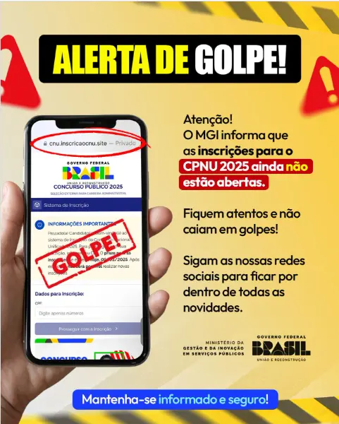 Golpe do CNU 2025.