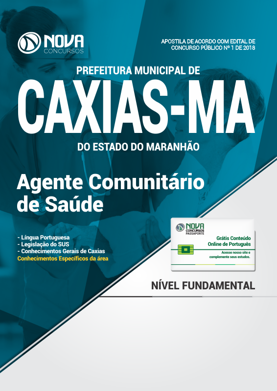 Apostila Prefeitura de Caxias - MA 2018 | Agente Comunitário de Saúde