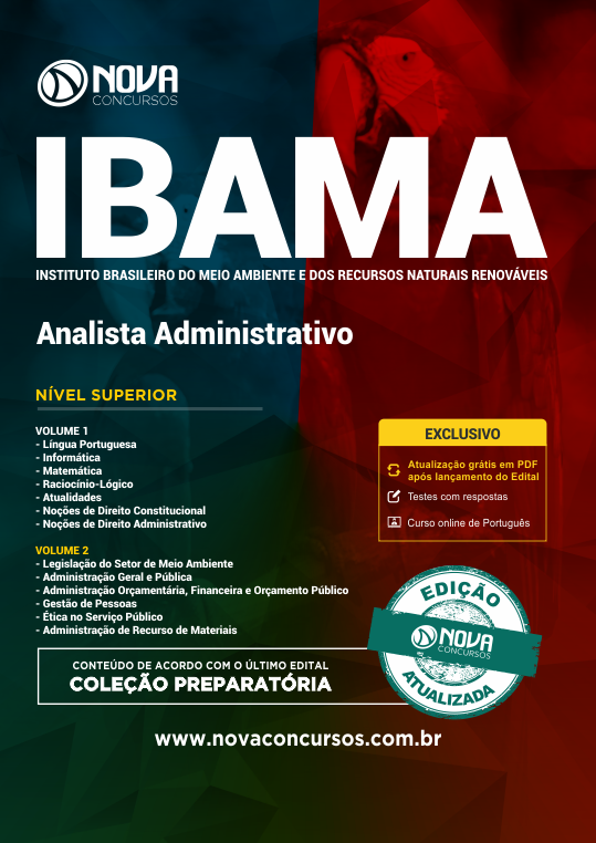 Download Apostila IBAMA 2018 | Analista Administrativo (PDF)