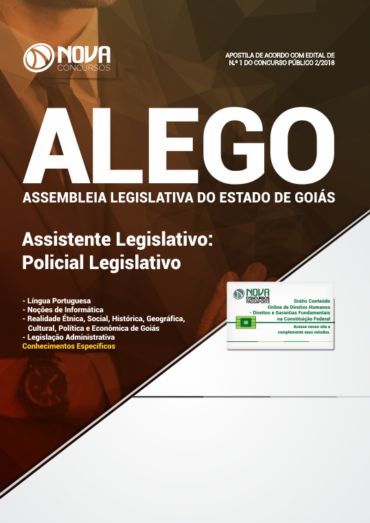 Download Apostila Assembleia Legislativa de Goiás (ALEGO) 2018