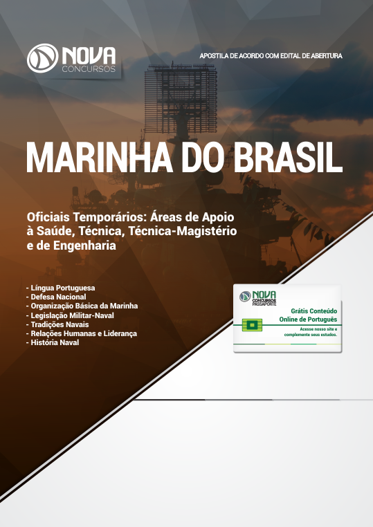 Download Apostila Marinha do Brasil 2018 | Oficiais Temporários: Áreas