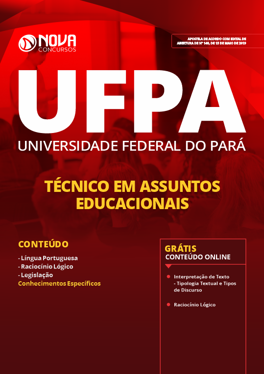 Apostila UFPA - Técnico em Assuntos Educacionais