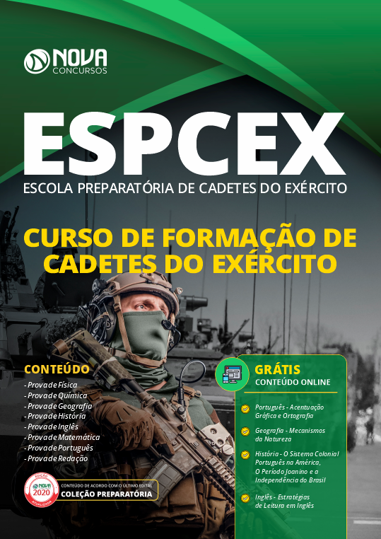 Apostila ESPCEX 2020 - Curso De Formação De Cadetes Do Exército