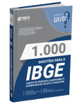 Livro 1.000 Questões Gabaritadas IBGE - Agente de Pesquisa e Mapeamento e Supervisor de Coleta e Qualidade