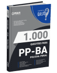 Caderno 1.000 Questões Gabaritadas PP-BA - Policial Penal