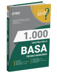 Livro 1.000 Questões Gabaritadas BASA - Técnico Bancário