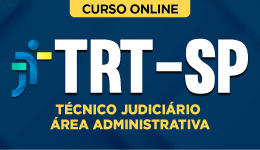 Curso TRT-SP – Técnico Judiciário – Área Administrativa