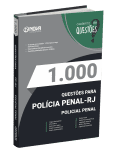 Livro 1.000 Questões Gabaritadas para a Polícia Penal - RJ - Policial Penal